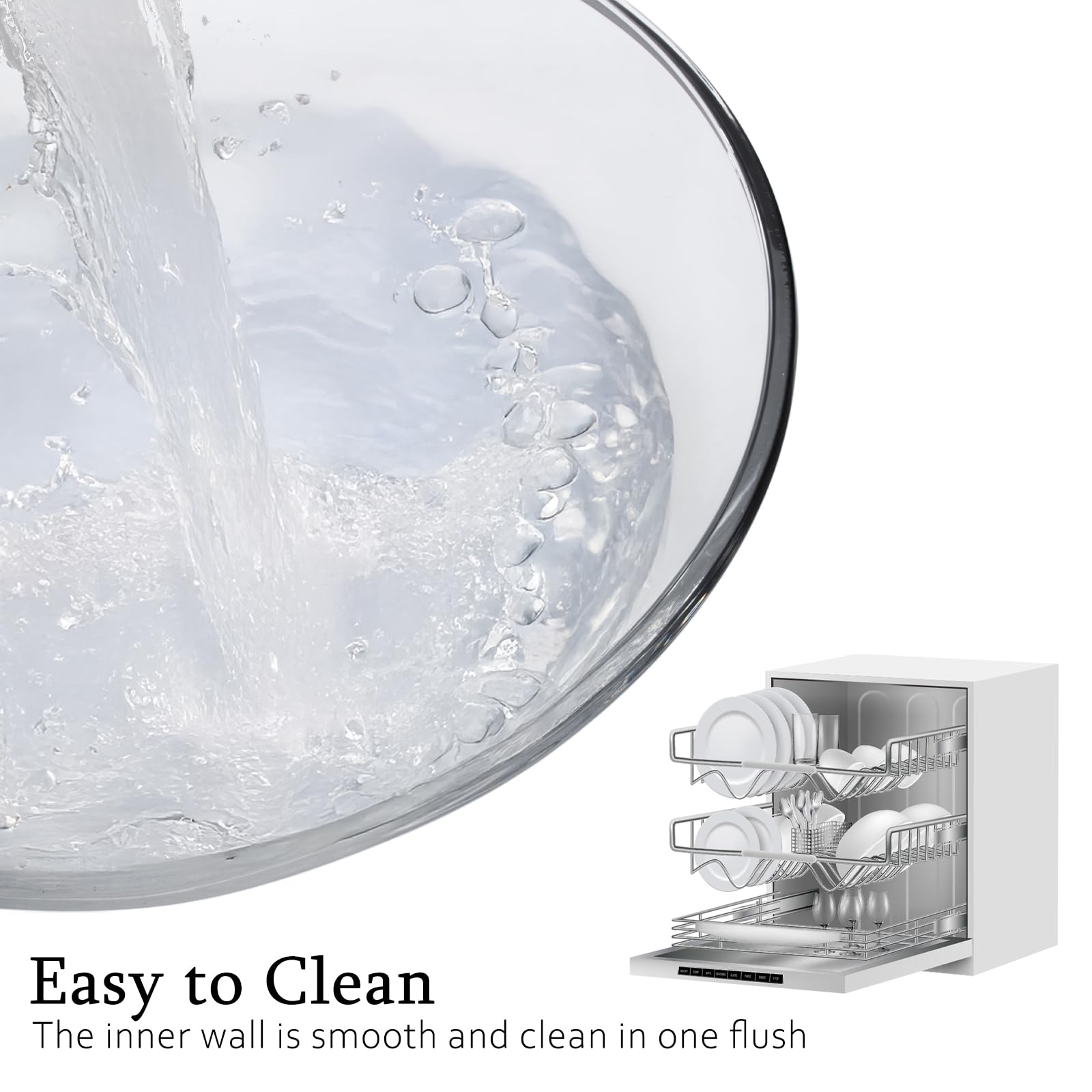 Ajrwiiy multi-use bowl suited for salads, fruit wash, and prep.