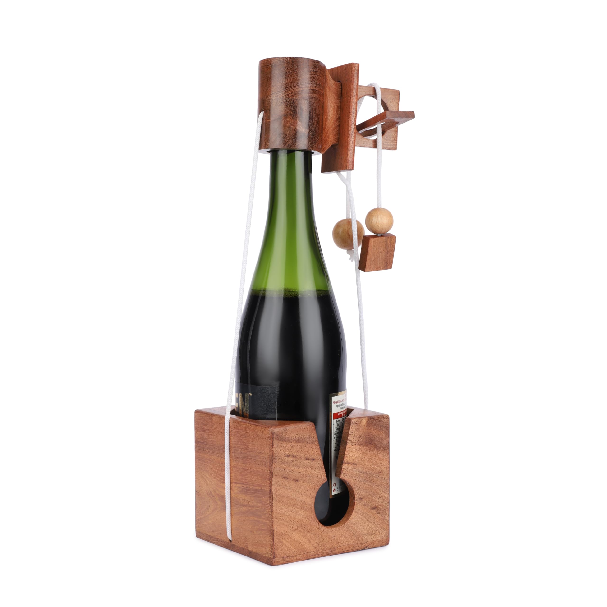 Ajuny bar decor display adds a stylish, curiosity-sparking accessory.
