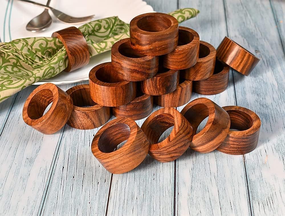 Ajuny napkin ring versatile-use fits everyday meals and special occasions.