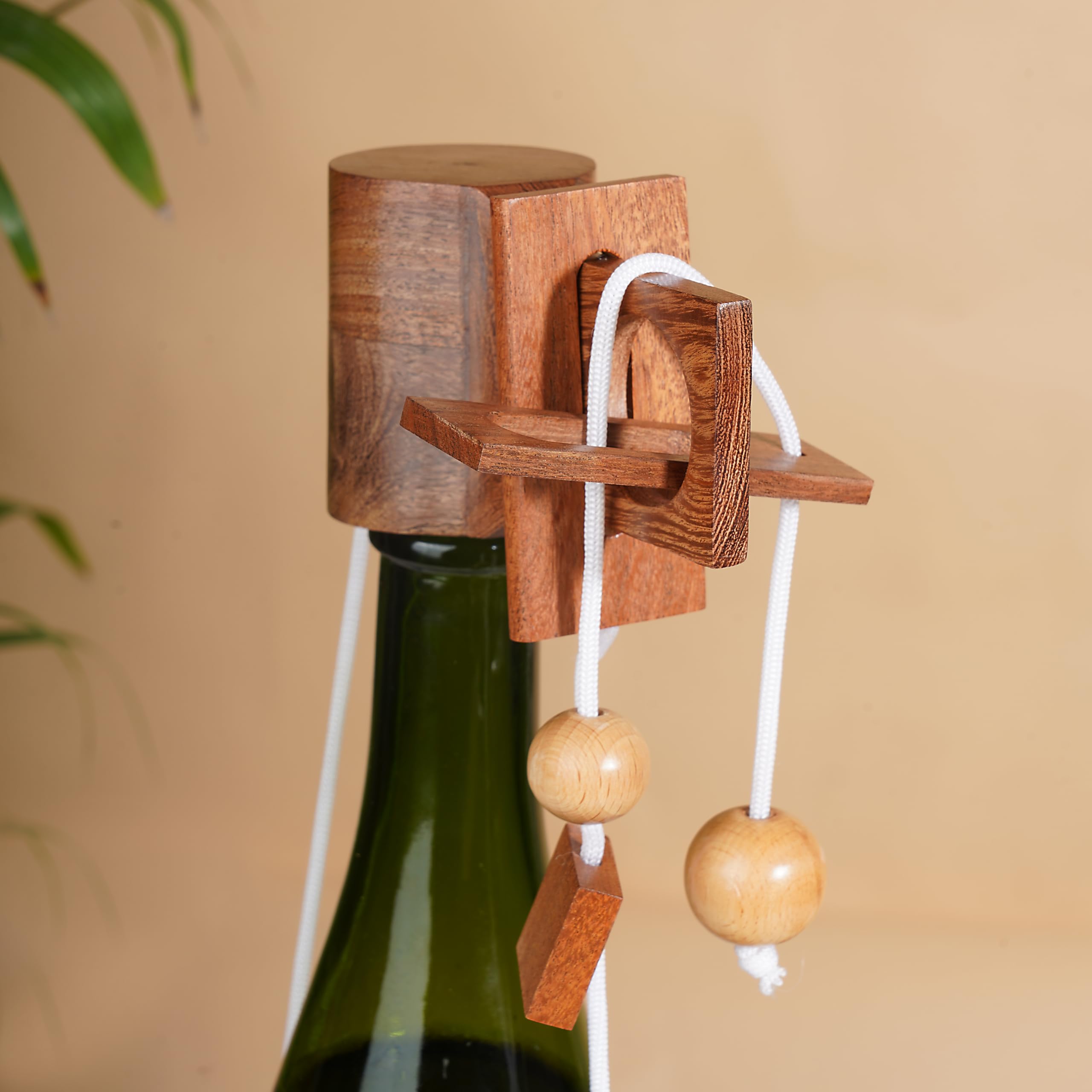 Ajuny premium wooden craftsmanship close-up with durable finish for stylish home bars.