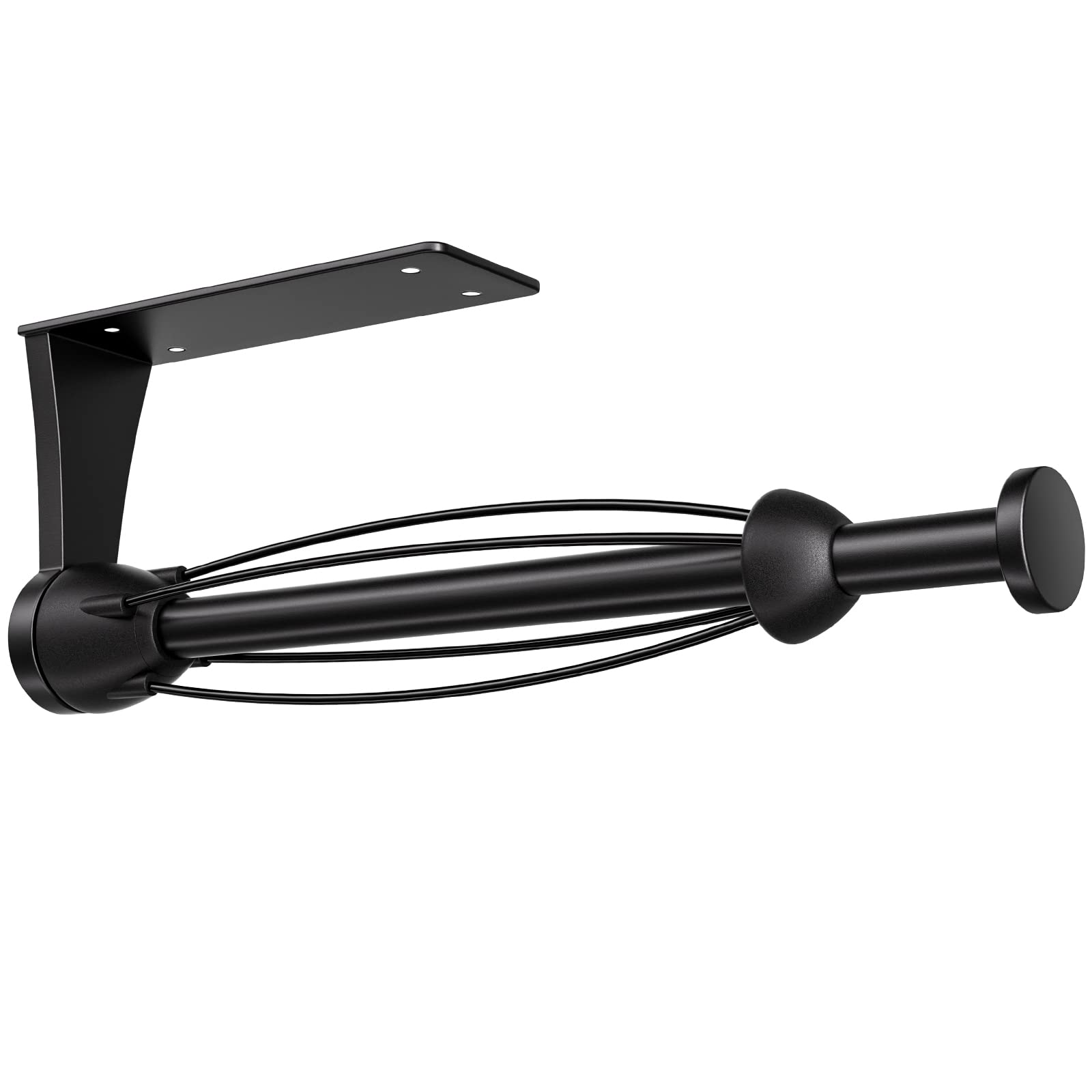 AKAAYUKO paper towel holder under cabinet with damping for one-handed tearing
