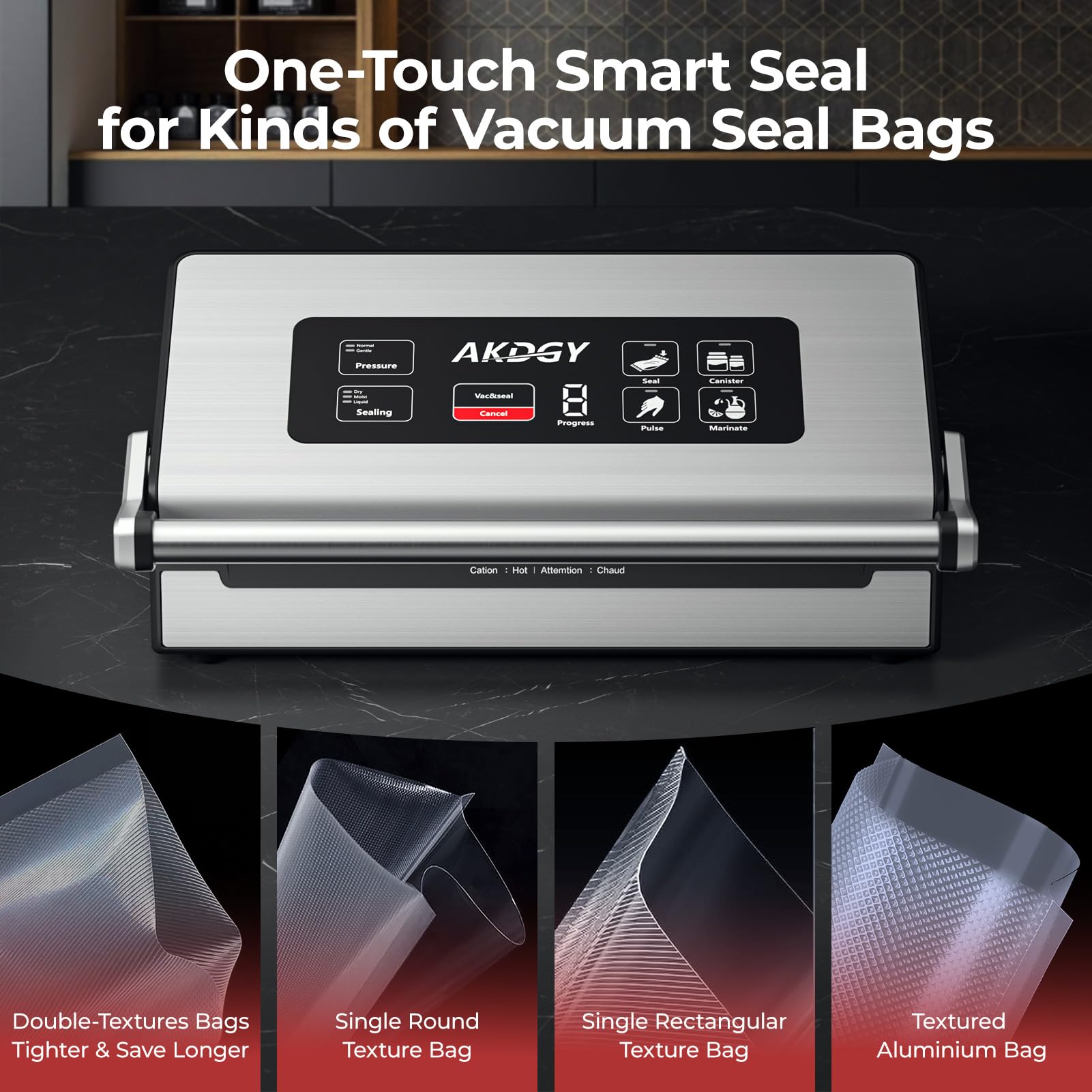 AKDGY complete kit and warranty for ready-to-use sealing