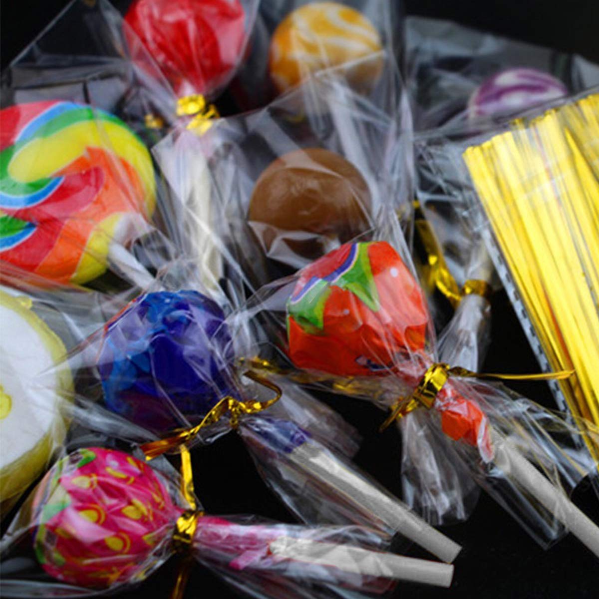 AKINGSHOP twist ties to seal bags with a tidy finish.