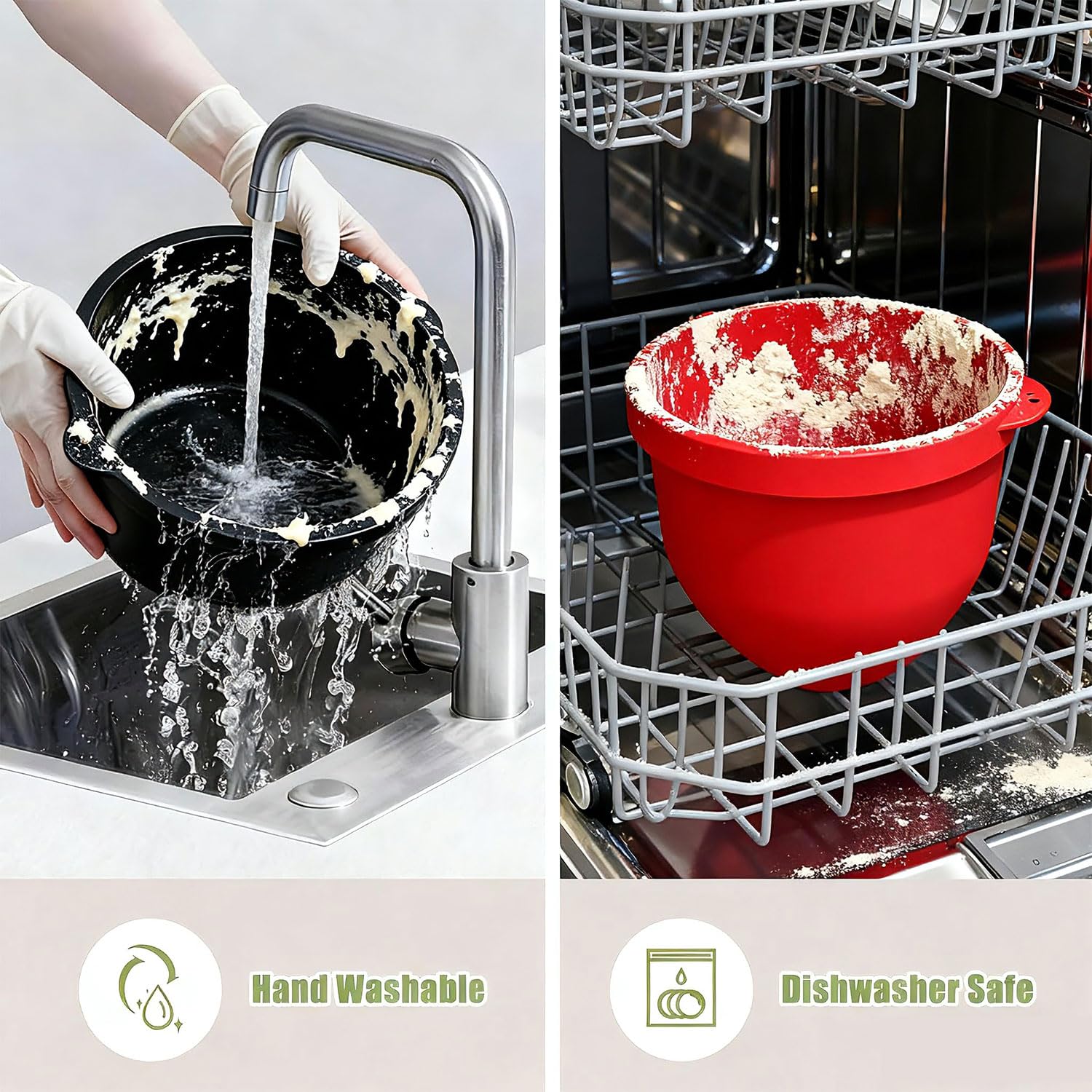 Foldable design saves storage space and protects the mixer