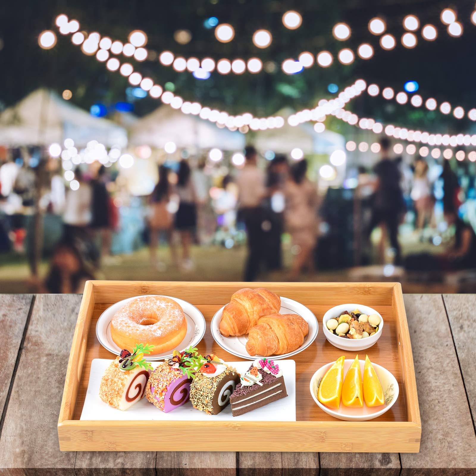 AKKAJJ medium 16x11 tray ideal for mid-size meals