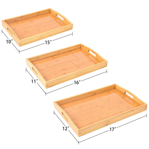 AKKAJJ small 15x10 tray perfect for snacks and personal setups