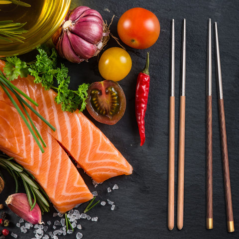 AKONEGE chopsticks ideal for ramen, hot pot, sushi, and more.