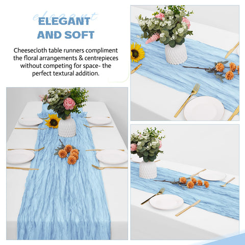 Aktor table runner draped on dining table for festive celebrations.