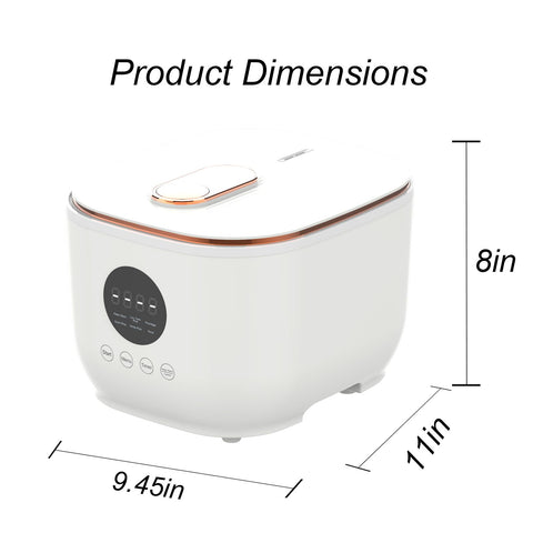 Akureo 3L stainless steel filter basket highlighting safety and durability.