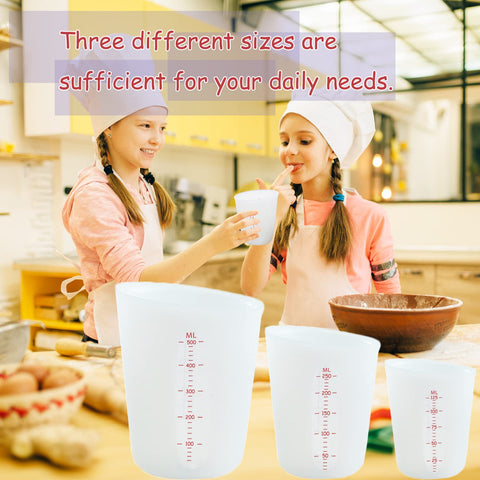 Alaeseje 500ml silicone measuring cup ideal for larger batches.