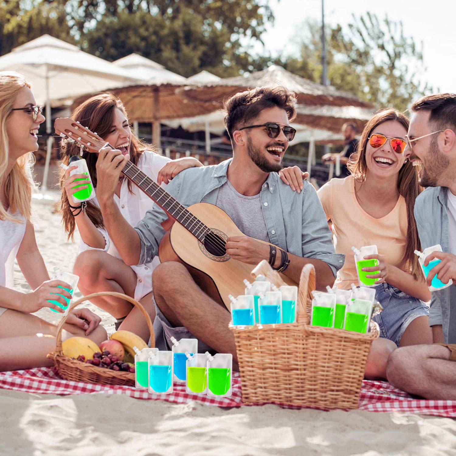 Alaeseje included funnels for easy beverage pouring
