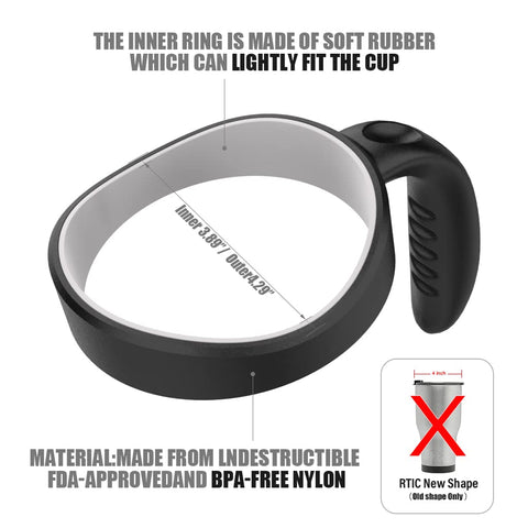 ALAFAT handle's exclusive ring loop for on-the-go use
