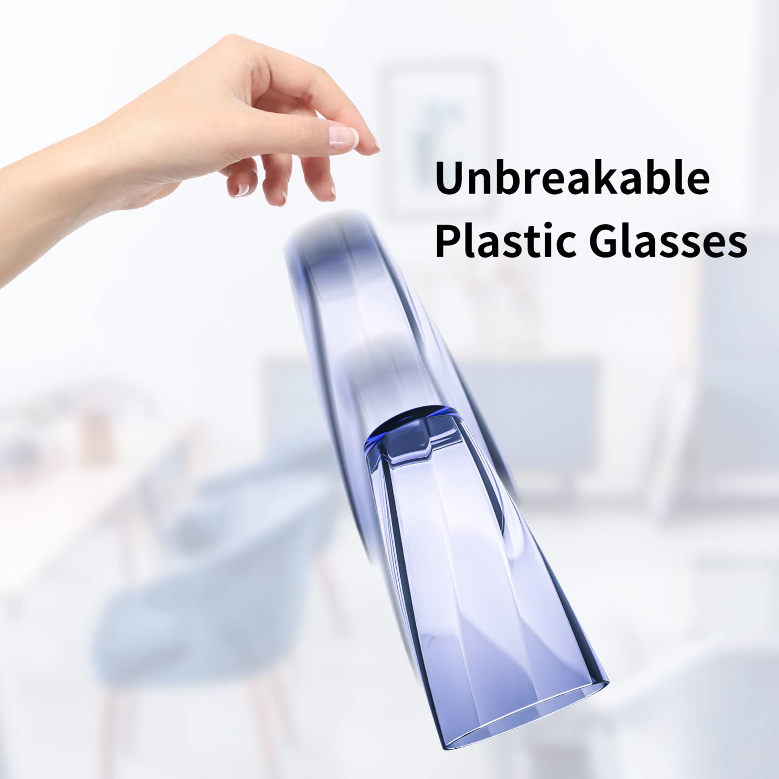 Alaiselit dishwasher-safe cups blue simplify cleanup after parties and meals.