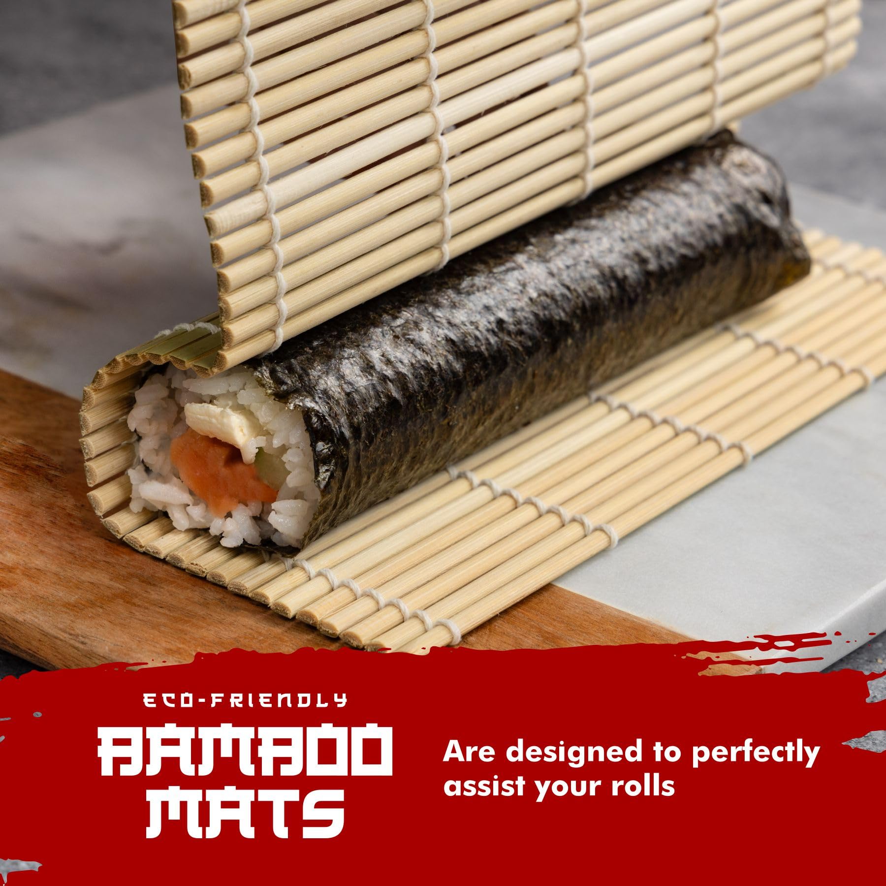 Alas rice paddles and sushi brush for smooth coating