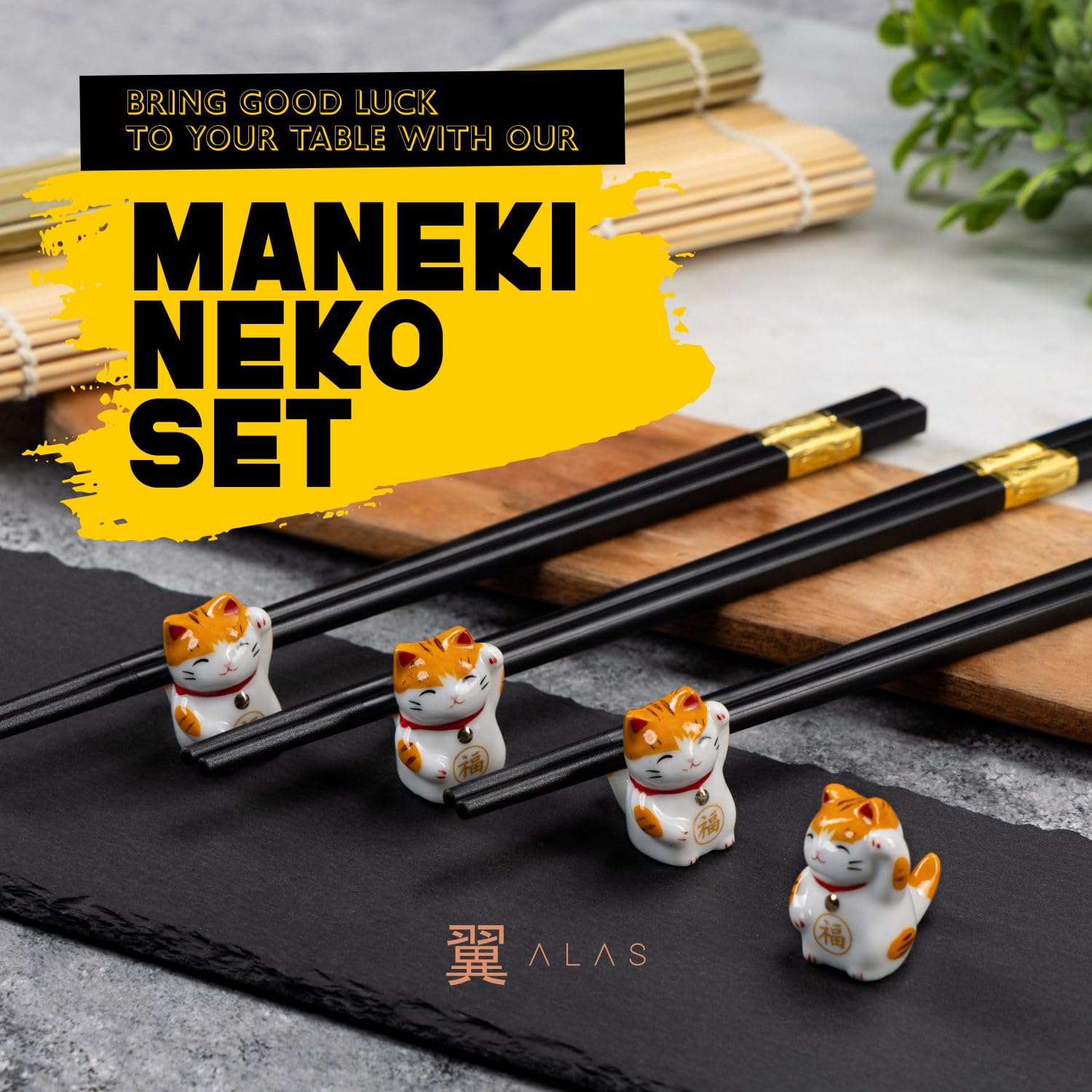 Alas Sushi Making Kit rice bazooka for uniform sushi rice shaping every time.