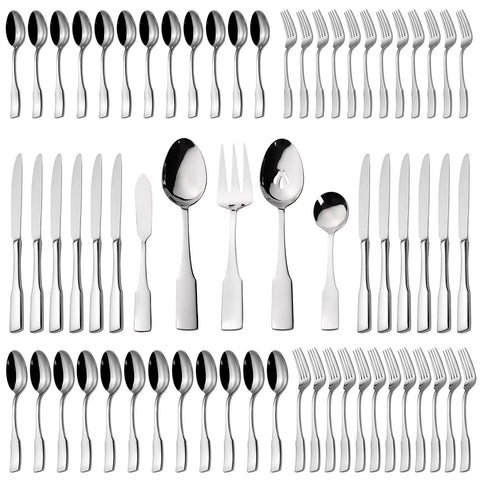 Alata Kate 65-piece flatware set for family dinners and entertaining