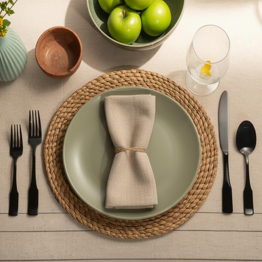 Alata Kate colonial-inspired flatware enhances dining.
