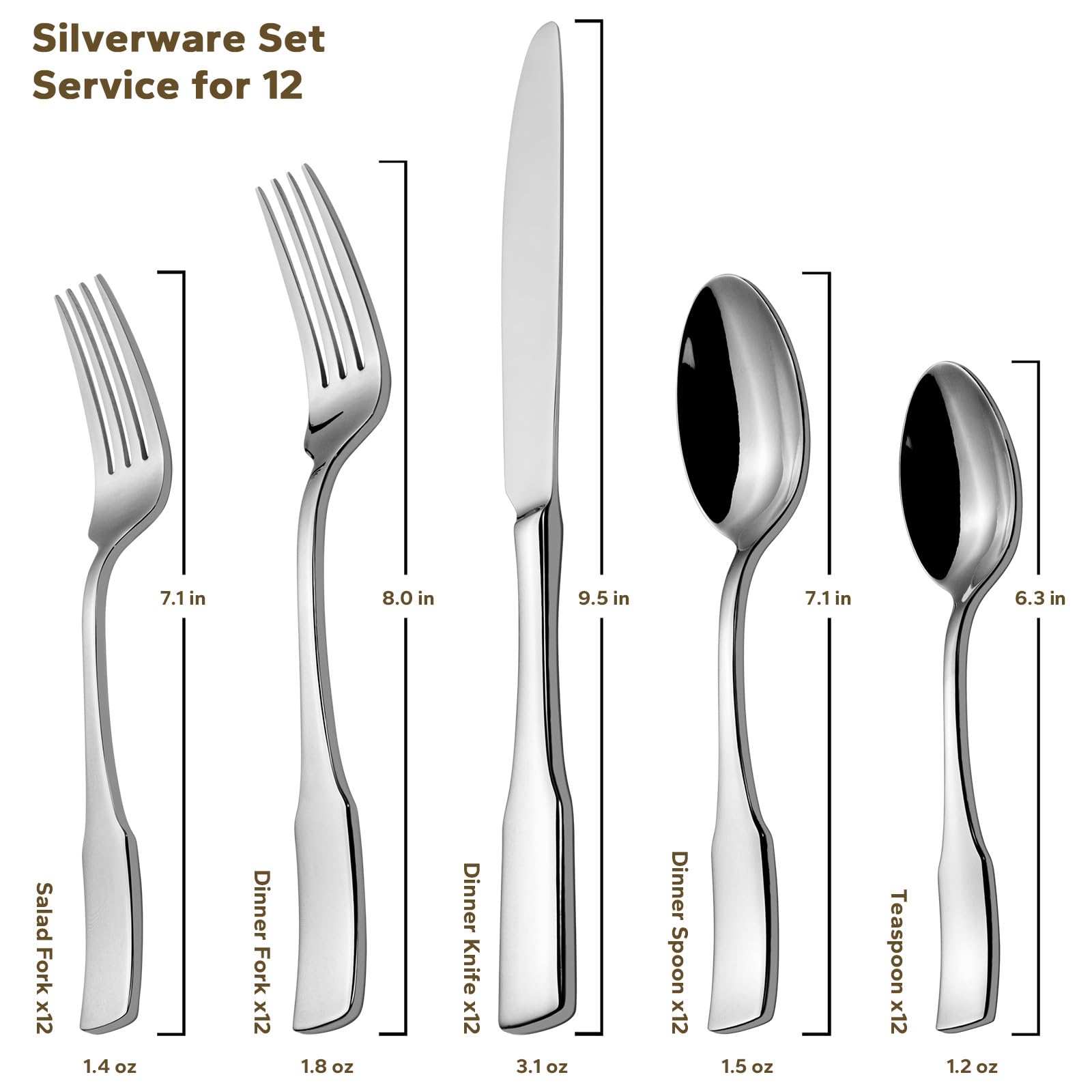 Alata Kate dishwasher-safe flatware simplifies cleanup after meals