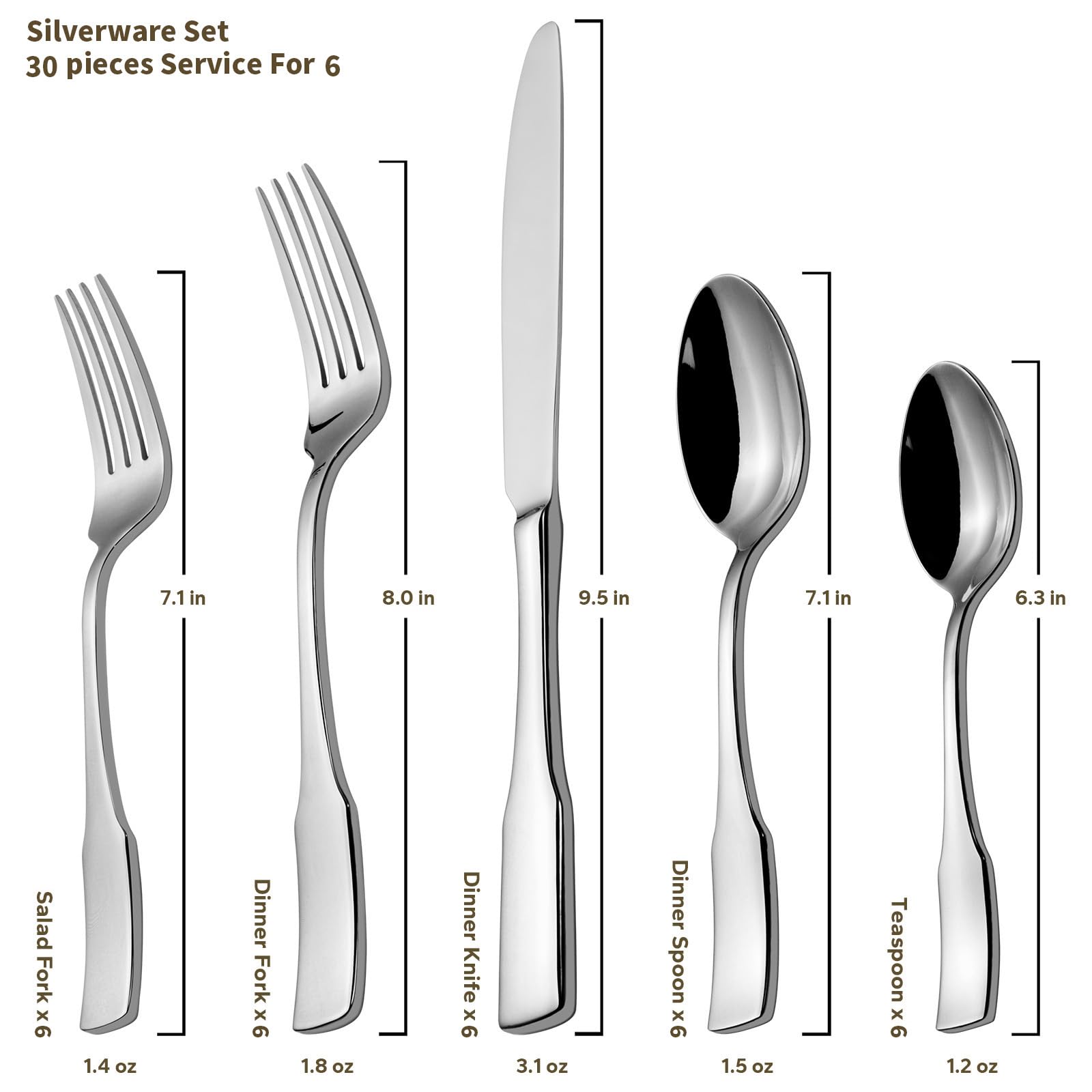 Colonial-inspired Alata Kate design complements modern and traditional table settings.
