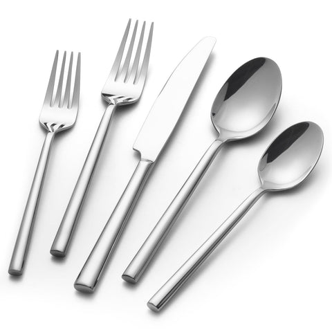 Alata Potter dinner knife with forged edges and mirror finish for daily meals.