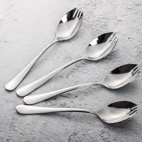 Alata Sporks 7.4-inch handle for comfortable daily use.