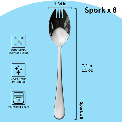Alata Sporks dishwasher-safe utensils for easy cleaning.