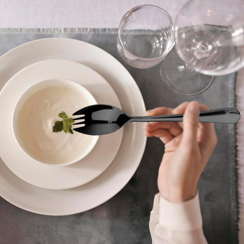 Alata dishwasher-safe sporks simplify cleanup after meals.