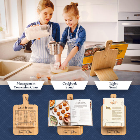 Albert&Grace foldable design folds flat for compact kitchen storage.