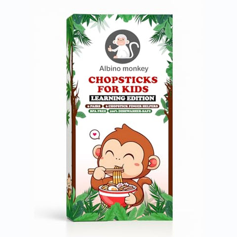 Albino Monkey finger helpers aid small hands in a steady grip during practice.