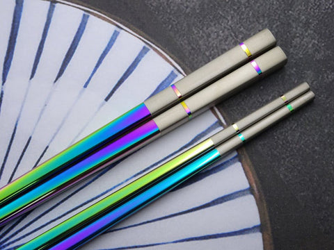 Albino Monkey stainless steel chopsticks are durable and easy to clean