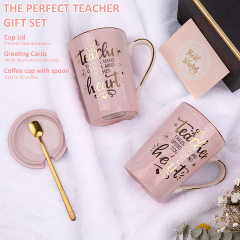 ALBISS gift box satin lining protects the mug during gifting.