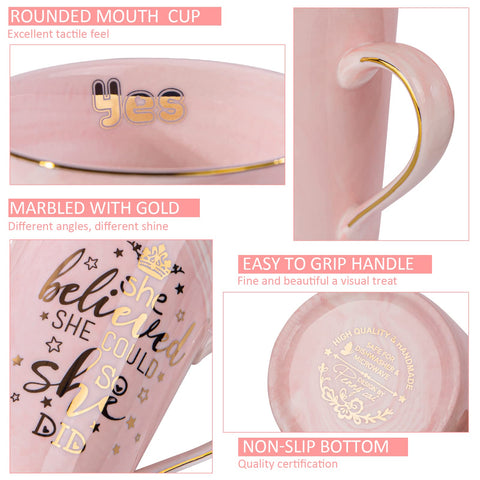 ALBISS Mug with lid and spoon keeps drinks warm and convenient.