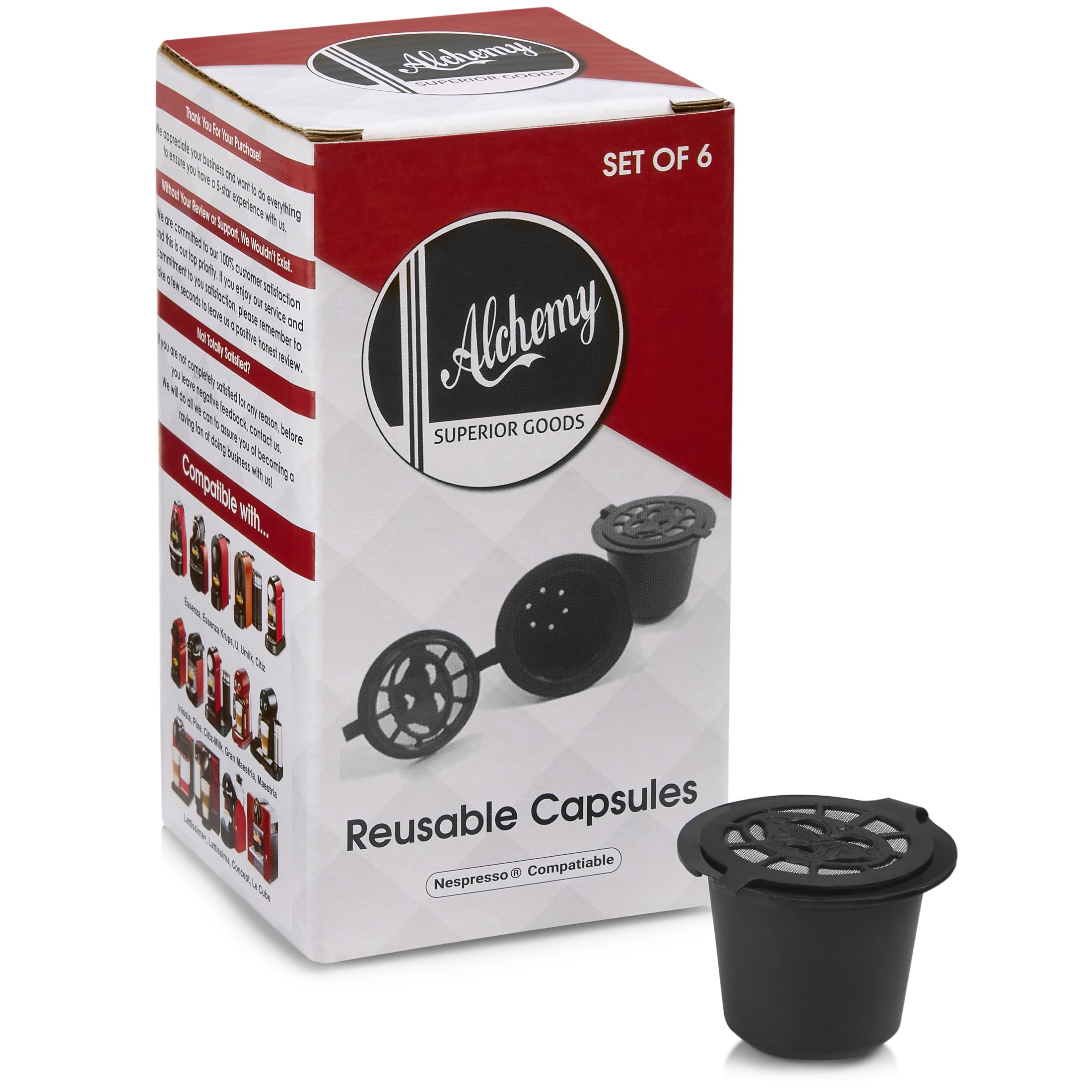 BPA-free material from Alchemy Bar Goods ensures safe, reusable pods.