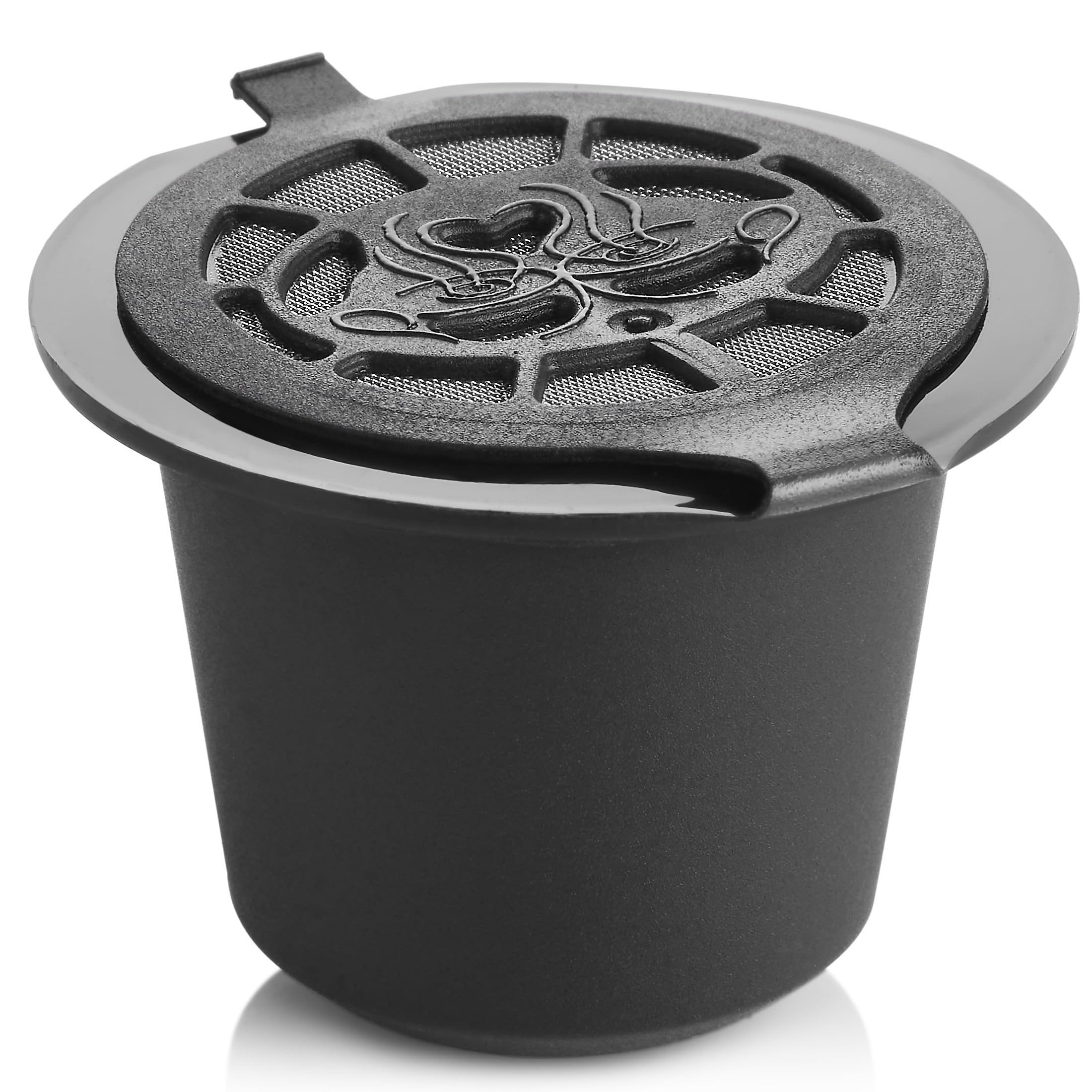 Measuring scoop included with Alchemy Bar Goods refillable pods for precise dosing.