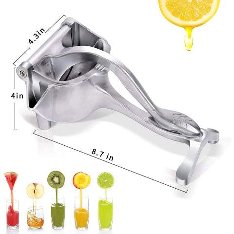 ALEEHAI Pomegranate Juicer robust build with easy pouring and V-shaped outlet.