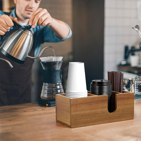 ALELION acacia wood makes a thoughtful gift for coffee lovers