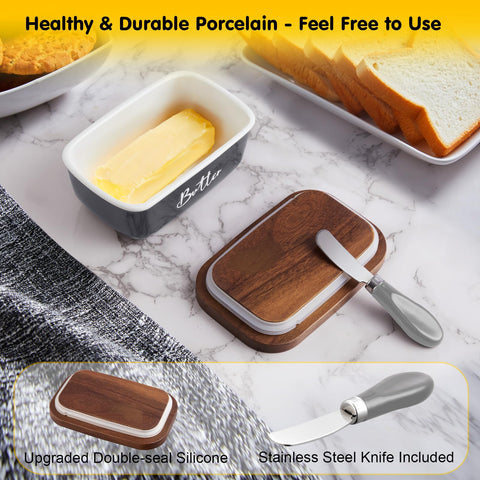 ALELION butter knife rests in lid groove for quick prep