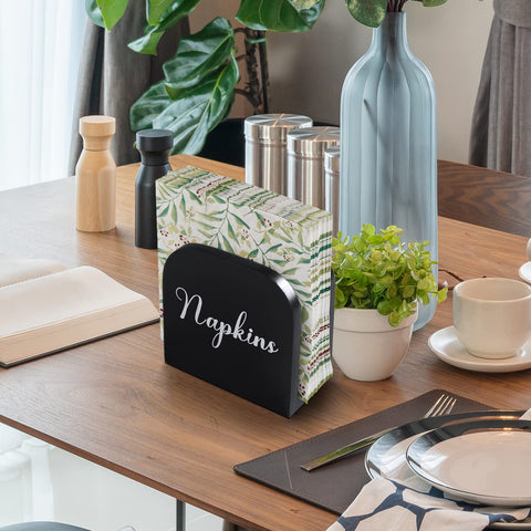 ALELION napkin holder in kitchen setup, practical organization for casual meals