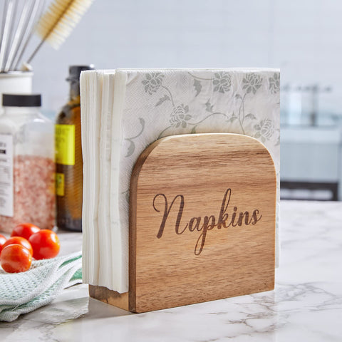 ALELION Napkin holder makes a thoughtful gift for gatherings and parties.