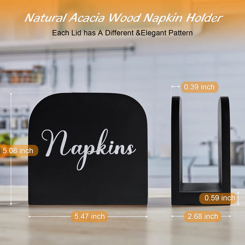 ALELION table accessory for dining, stylish black finish enhances presentation