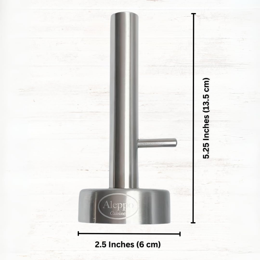 Aleppo Cuisine smooth handle for comfortable pressing
