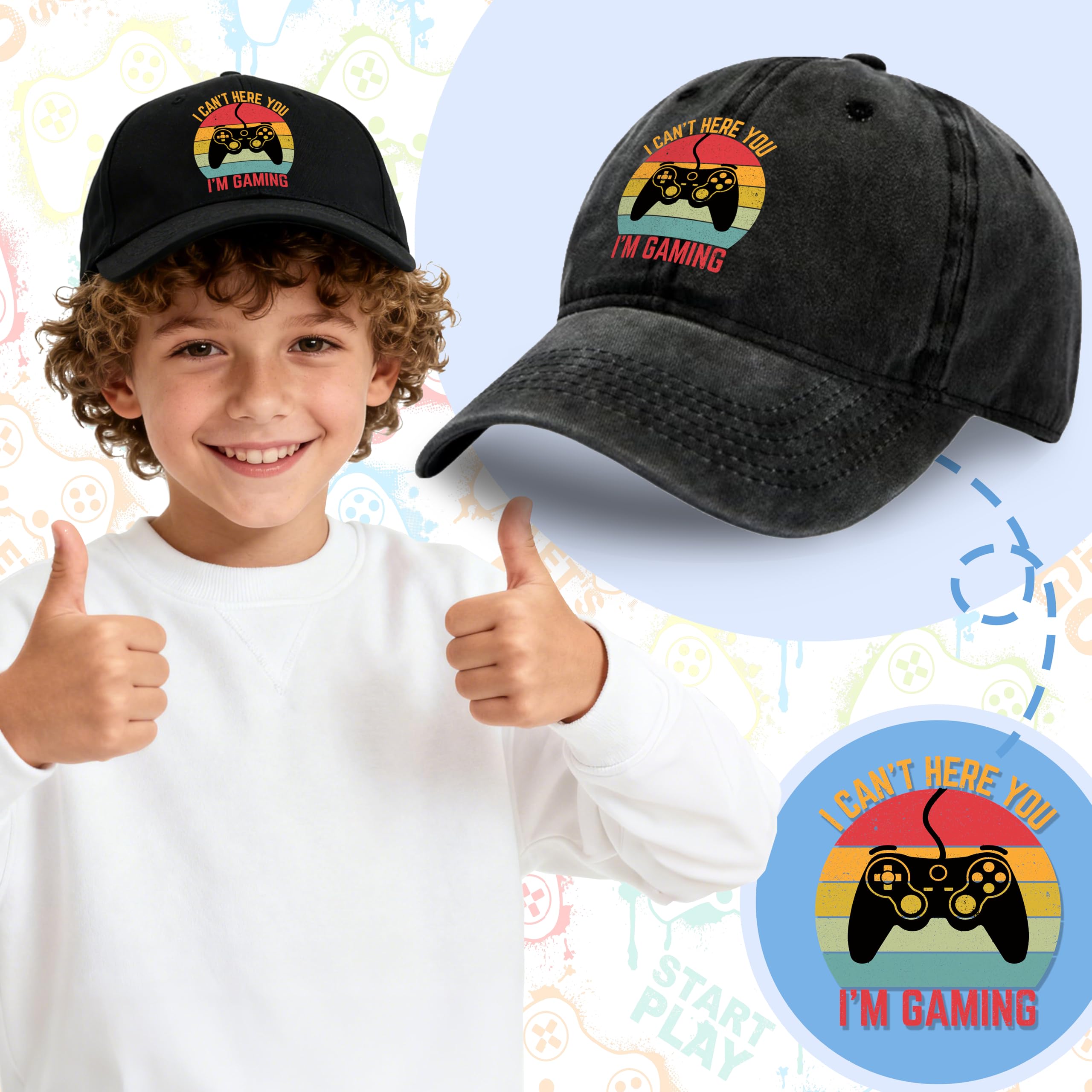Aleture gamer gifts stickers set to personalize devices and gear