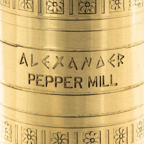 Alexander Home brass mill patina aging adds character over time