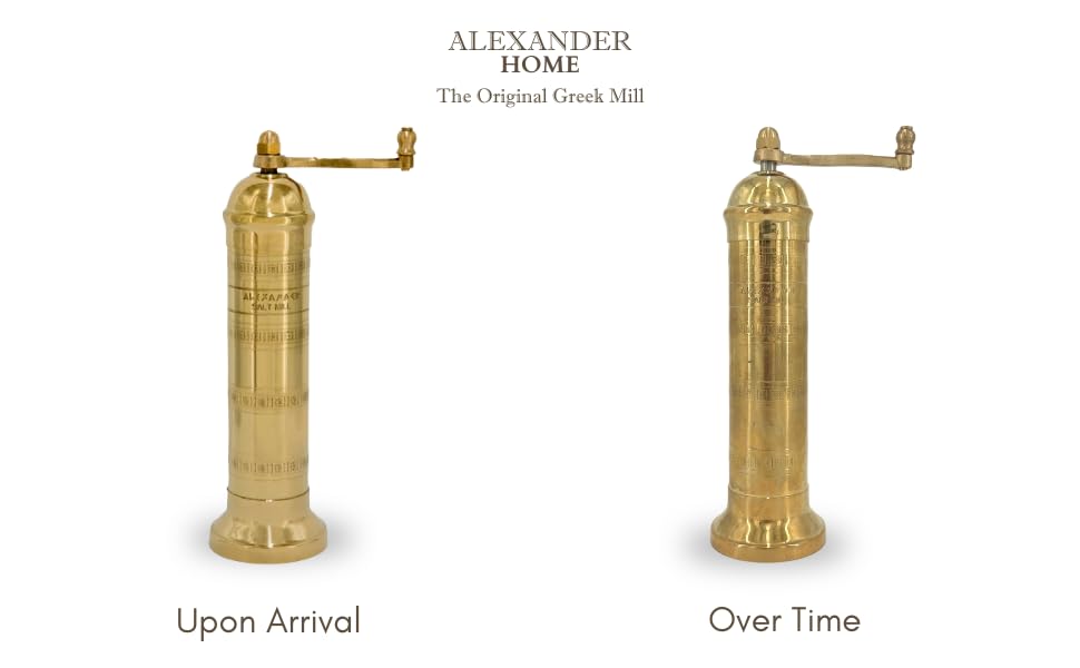Alexander Home salt mill in kitchen setting for everyday seasoning.