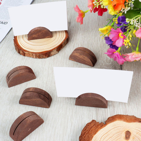 Alffun reusable wooden event decor stand offers durable, reusable display