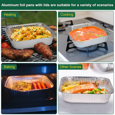Alfolic 8x8 pan shows uniform heat for baking and reheating