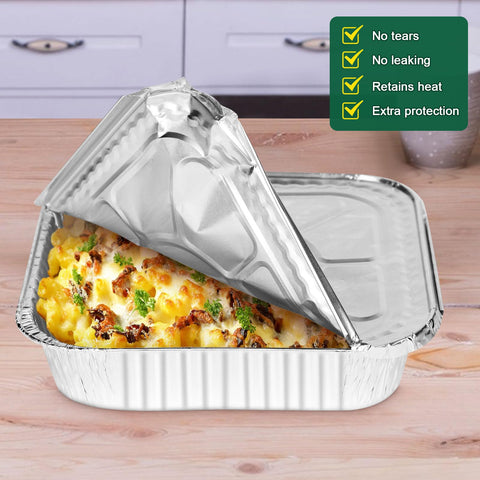 Alfolic freezer-safe pans keep leftovers organized without spills
