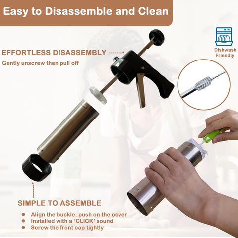 AlgoELF two cleaning brushes included for simple maintenance after baking