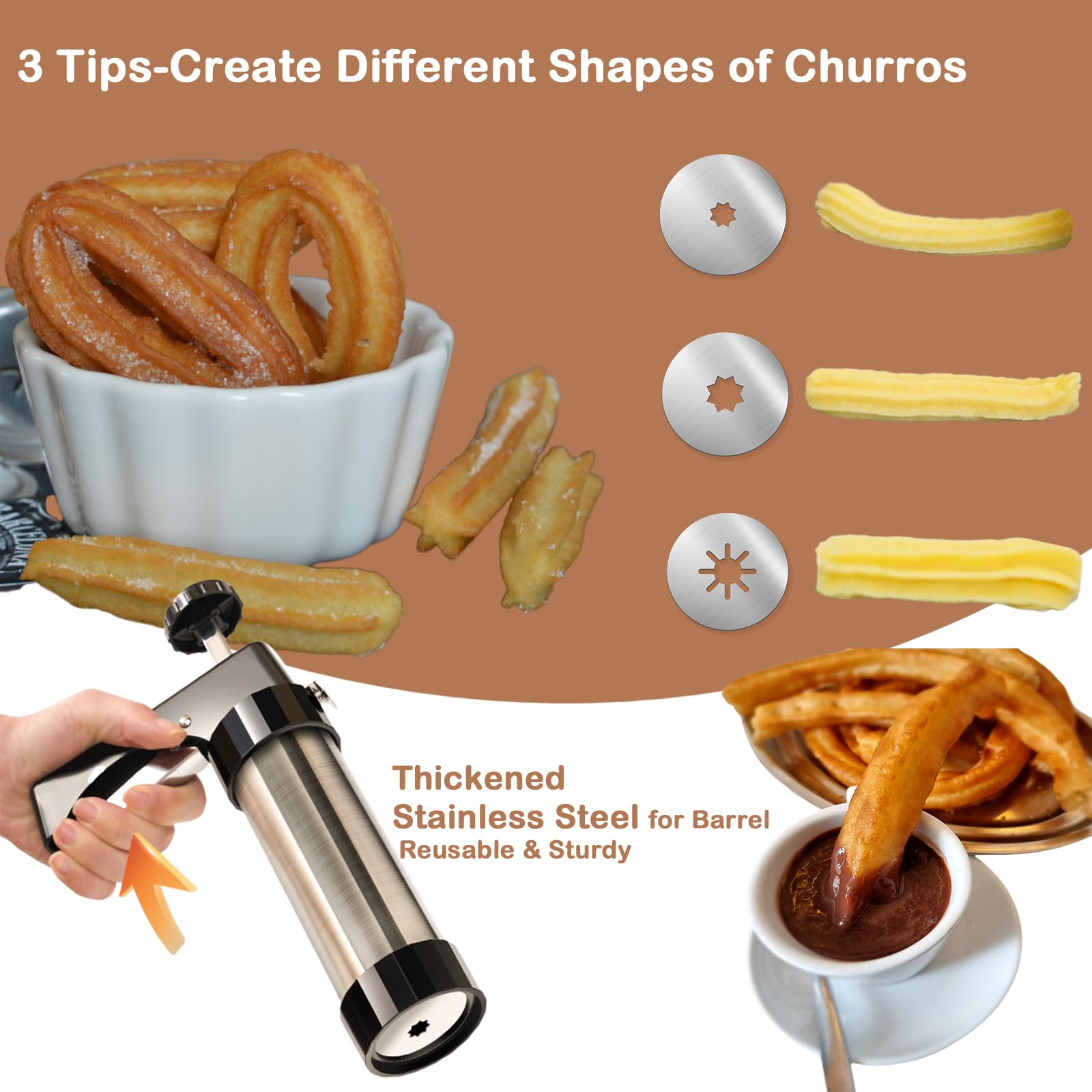 AlgoELF piping bag needle for precise fillings