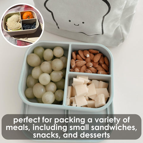 Ali+Oli blue 32 oz capacity bento box for balanced meals